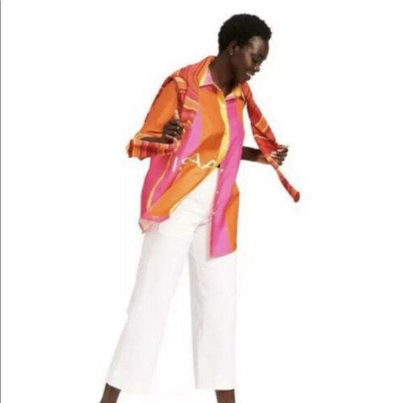 Isaac Mizrahi 20th Anniversary Collection Silk Blouse - Picture 5 of 12